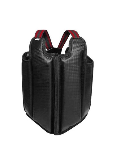 Pazly Suntek Profesyonel Karate Göğüs Koruyucusu Mma Muay Thai S Model Siyah Siyah