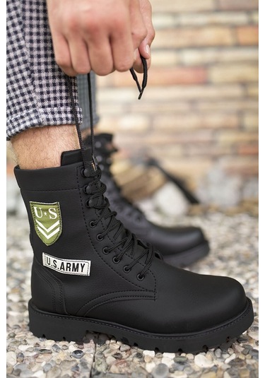 Konfores 1385 Unisex Anatomik Tabanlı Spor Bot - Nkt01385-siyah-3 Siyah