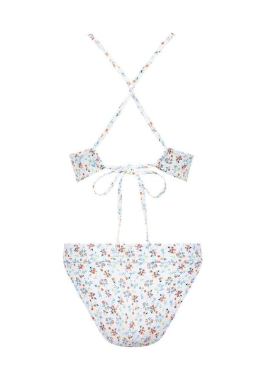 U.S. Polo Assn. Kadın Beyaz Bikini Takım