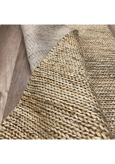 Eko Halı Flatweave Choti Cream Dekoratif Jüt Kilim