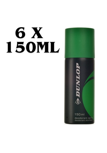Dunlop Classic Yeşil Erkek Sprey Deodorant 6 x 150 ML