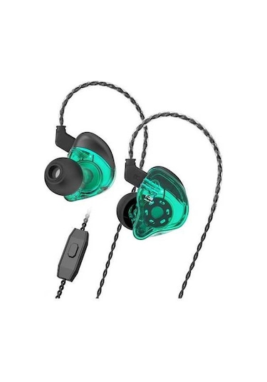 Willowhaven Yeşil Kablo Kulak İçi Kulaklık: Hi-fi Ses, Mikrofonlu, Oyun Ve Telefon İçin Diğer