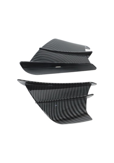 Lemestar Motosiklet Universal Abs Rüzgar Kanadı - Parlak Karbon Fiber Desenli, Spor Performansı Artırıcı, Bmw Honda Yamaha Kawasaki Uyumlu Diğer