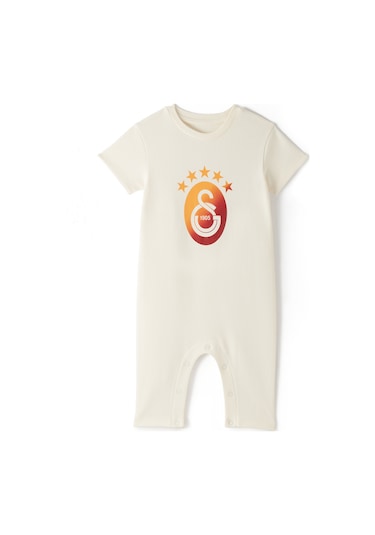 Gsstore Galatasaray Degrade 5 Yıldız Bebek Tulum B251408 Ekru