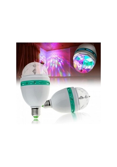 Disco Ampül Led Işıklı Döner Başlıklı Duy Hediyeli Diğer