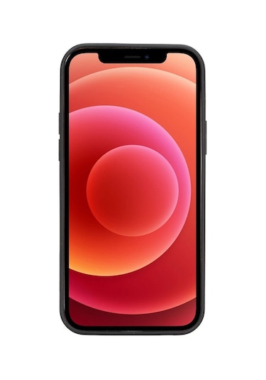 Bouletta Apple Uyumlu iPhone 12 Pro Deri Arka Kapak Brn4Ef Mavi (541846438)