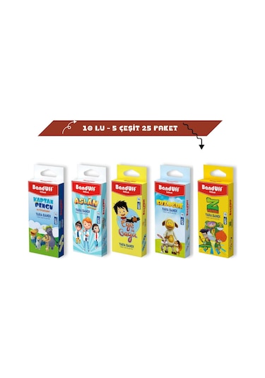 Banduff Lisanslı Çocuk Paketi 10 Lu X 25 Paket
