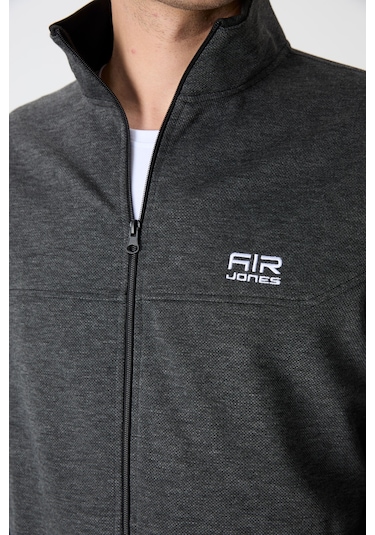 Tommy Life Hugo Antrasit Melanj Jogger Erkek Eşofman Takım - 85198 Antrasit - Melanj Antrasit  Melanj