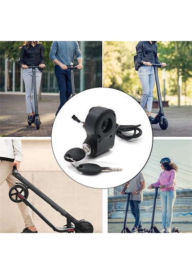 E-bisiklet Kontak Kilidi Anahtar Anahtarı Güç Kugoo M4 M5/xiao Mi M365