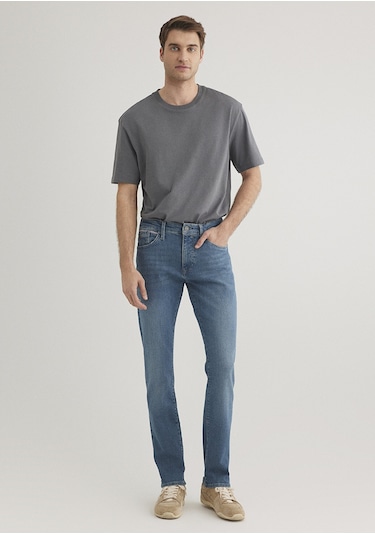Mavi 0042285192 Jake Gölgeli Premium Erkek Jean Pantolon Mavi Lacivert