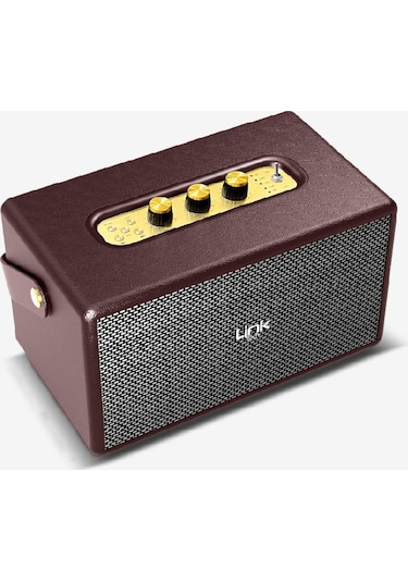 Linktech M402 Retro Taşınabilir Mikrofonlu Bluetooth Radyo Hoparlör