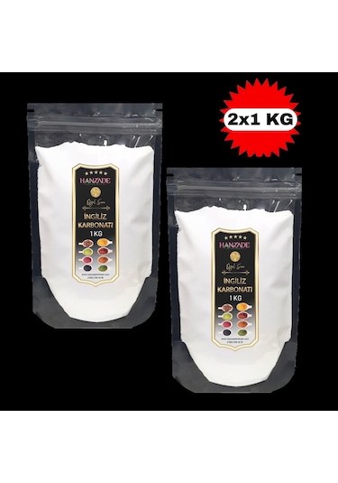 Hanzade Bitkisel İngiliz Karbonatı 2 x 1 KG