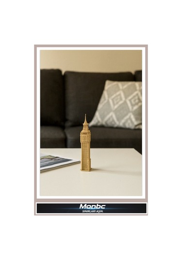 Monbc Big Ben 3d Tasarım Dekoratif Biblo, Hediyelik Ve Ev Ofis İçin Şık Aksesuar