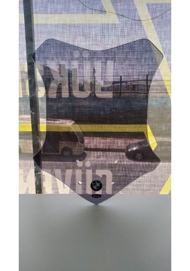 2017-20 Bmw 310Gs Uzun Ön Cam Koyu Füme Zeus 48cm 4mm G310Gs