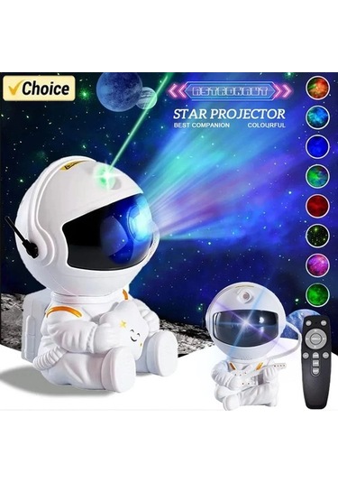 Metabagua De Beers 2024 Galaxy Star Prctor Uzay Adamı Lambası Yıldızlı Gökyüzü Gece Lambası Düğün Odası Dekorasyonu Doğum Günü Partisi Hediyeleri Için Ortam Işıkları Gvzapn Bej