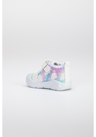 Şirinbebe Şiringenç Keten Beyaz Kız İlkadım Bebek Çocuk Ayakkabısı-2895-beyaz Beyaz