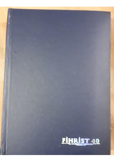 Fihrist 20 CM x 28 CM Ebat 16 Harf Bölümlü 40'lı Toplam 640 Yp
