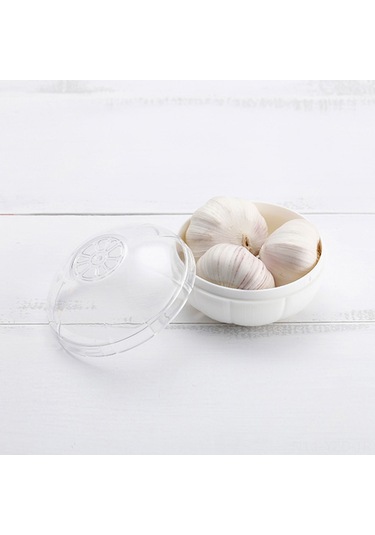 Yuntech01 Pp Malzeme Sarımsak Depolama Kutusu, Şeffaf Kapaklı, Dayanıklı Mutfak Ve Buzdolabı Muhafaza Kutusu Diğer