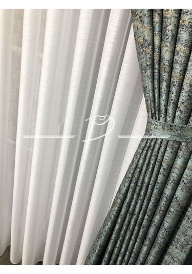 Tül Perde Körfez Desen Brillant Marka Koleksiyon Ürünü Çok Renkli