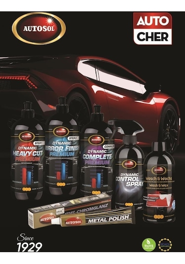 Autosol Dinamik İnce Çizik Hare Giderici. Bitirici Cila 250 Ml