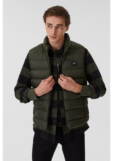 Lee Cooper Bristol Erkek Yelek Haki-15354