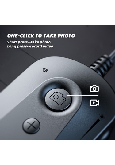 Y15 5.5mm Tek Lens Wifi Endoskop Hd Boru Hattı Su Geçirmez Muayene Kamerası, 1m Sert Tel