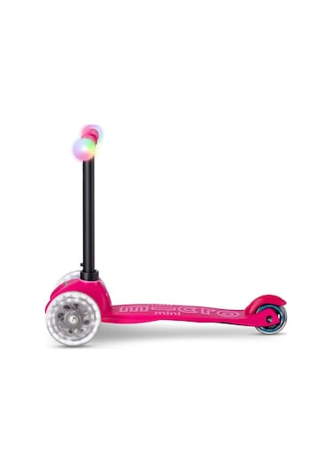 Micro Mini2grow Deluxe Magic Led 3 Tekerlekli Scooter Pink