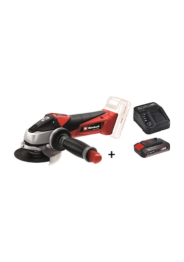 Einhell TE-AG 18/115 Li Akülü Avuç Taşlama + 2.5AH Starter Kit