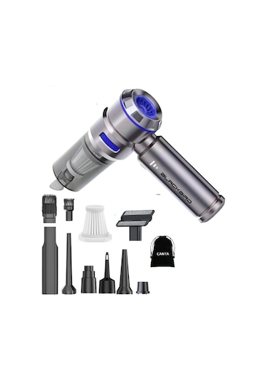 Blackbird Mk-5803 16000pa Kablosuz Araç Süpürgesi 3 Kademeli Güç Şarjlı El Süpürgesi