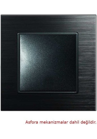 Asfir Schneider Asfora Serisi Alüminyum Onyx Tekli Çerçeve Alg301-71 Modeli