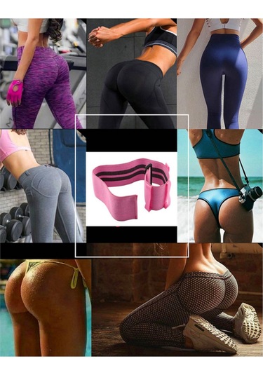 Geeroyoo Siyah-pembe Çizgili, Dengeleyebilir, Kayma Önleyici, Kalın Yoga & Egzersiz Kemerleri - Kaliteli Dokuma, Dayanıklı, Kalçayı Geliştirir, Fitnes Ve Squat İçin Uygun Siyah Ve Pembe Şerit