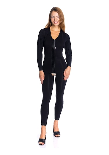 Lıpoteks Kollu Tam Vucut Korsesi