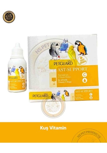 Petguard Kuş Vitamin Ast-support 30 Ml