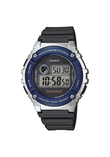 Casio W-216h Ae-1200 Ae-1300 Orijinal Siyah Renk Silikon Saat Kordonu Kayışı