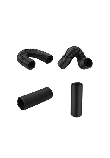 Kosona Araç Motor Soğutma/brake Hava Tüpü, Esnek Genişletilebilir 25-100cm , 63mm Çap, Isıya Dayanıklı Plastik