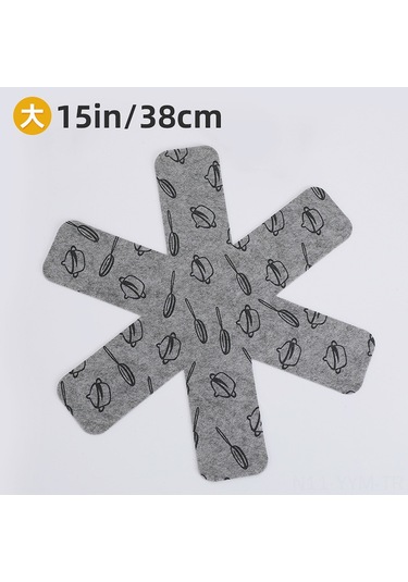 Geeksen Yüksek Dayanıklı Kırmızı Keçe Tencere Altlığı - 3'lü Set, Kolay Temizlenir Diğer