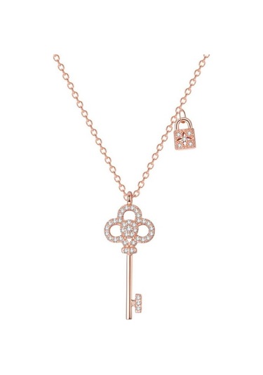 Sw Geleceğin Anahtarı Gümüş Kolye - Rose Gold