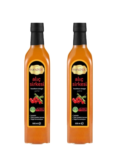 Hanzade Bitkisel Alıç Sirkesi 2 x 500 ML
