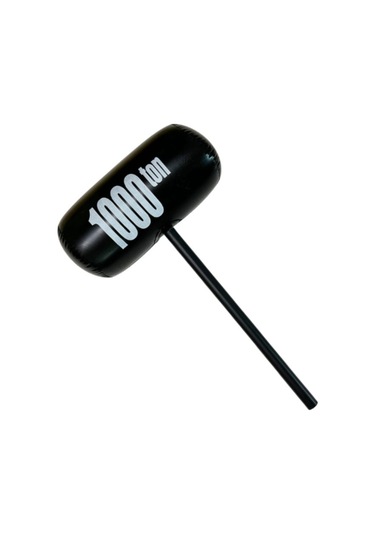 Vkemall Siyah Oyuncağı Şişme Çekiç - Hafif Ve Güvenli, Parti Oyunları İçin Dayanıklı Materyal, Hızlı Şişme Özelliği Tüm Yaşlar