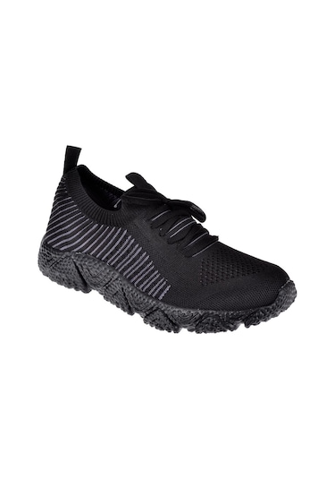 Pullman Triko Hafif Erkek Spor Ayakkabı Sneaker Plm-30504 Siyah-siyah Siyah