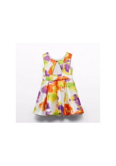 Mayoral Abel&lula 5065 Kız Çocuk Turuncu Elbise Turuncu