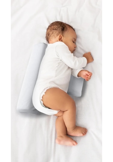 Babyjem Bebek Güvenli Uyku Yan Yatış Yastığı Beyaz