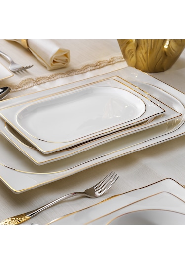 Schafer Glamor Pure Yemek Takım-60 Parça-Gold