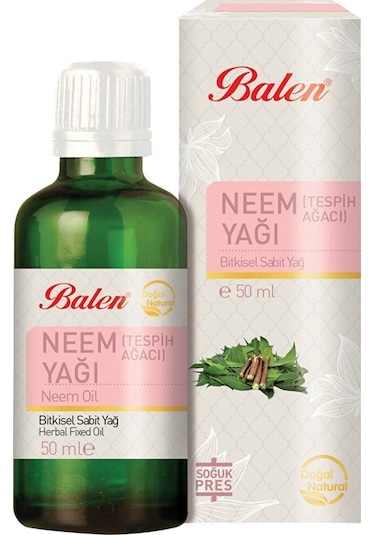 Balen Tespih Ağacı Yağı Neem Yağı 50 ML