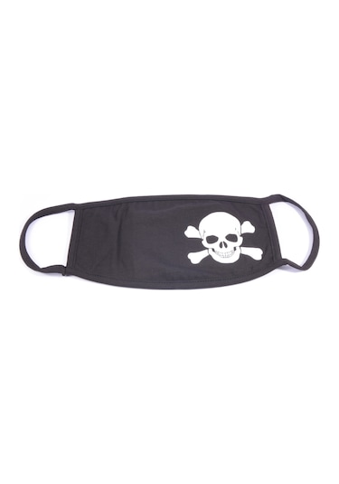 Pirate Yıkanabilir Yüz Maskesi Siyah