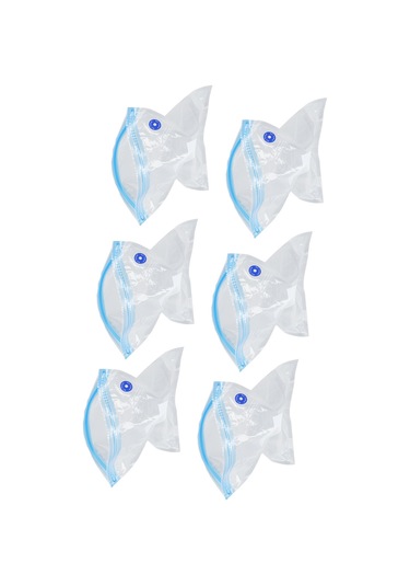 Ximistore9 6 Adet Ev Ve Gıda Depolama Torbası - Havuzlanabilir, Boşluk Tasarrufu Sağlar, Şeffaf Ve Yeniden Kullanılabilir 22x21 Cm