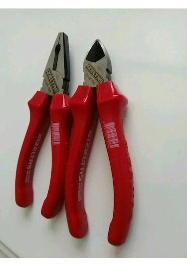 Izeltaş Kombine Pense 180 Mm Ve 180Mm Yankeski Ikili Set