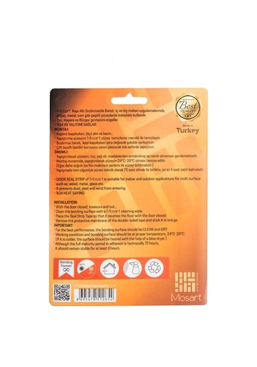 Kapı Altı Sızdırmazlık Şeridi