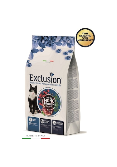 Exclusion Mediterraneo Monoprotein Düşük Tahıllı Kitten Tavuklu Ve Narlı Yavru Kedi Maması 12 KG