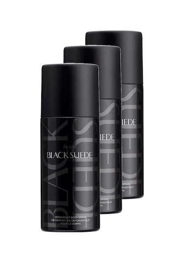 Avon Black Suede Erkek Deodorant 3 x 150 ML